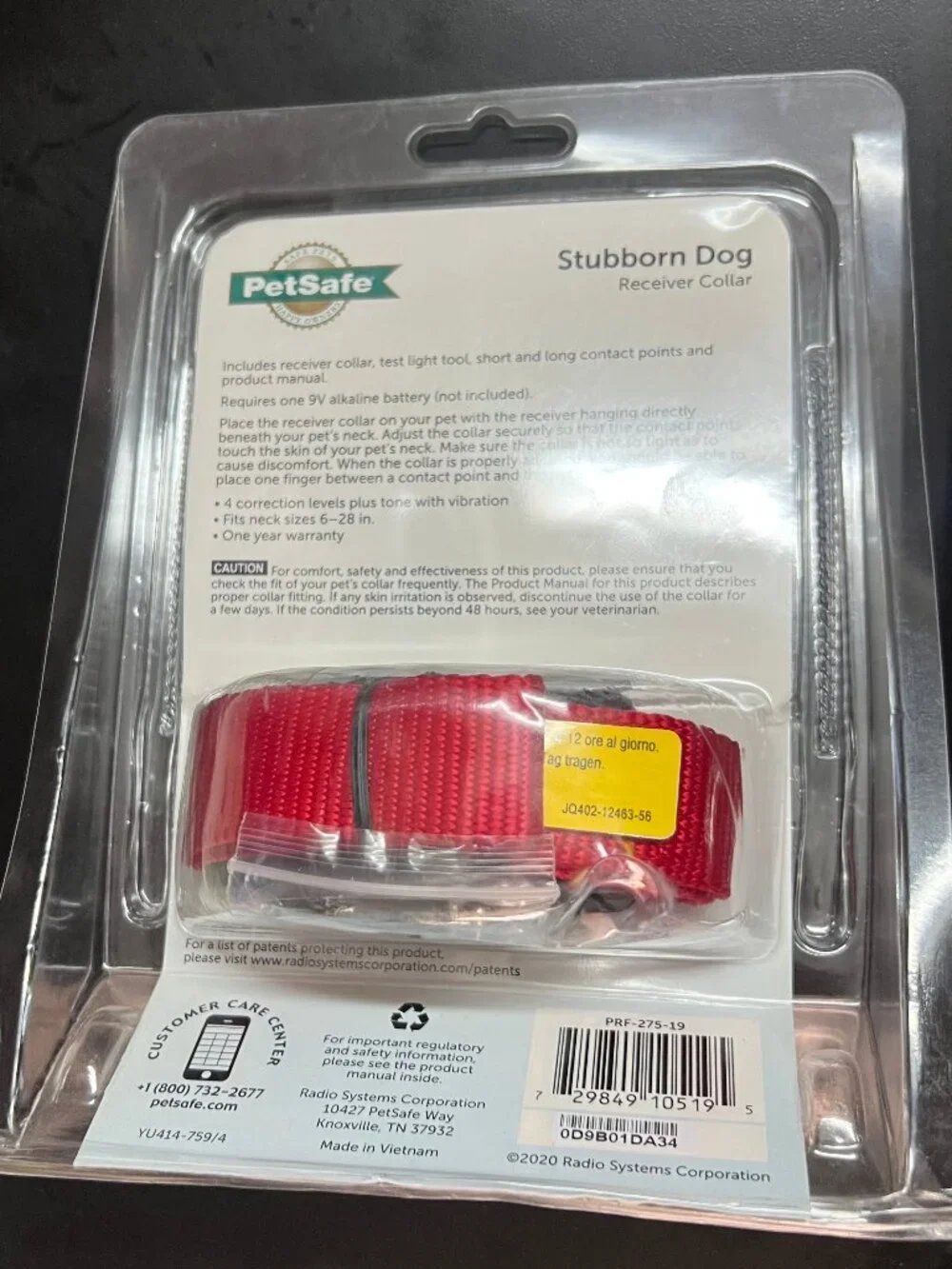 PetSafe Stubborn Dog Receiver Collar, In-Ground Fence Collar PRF-275-19